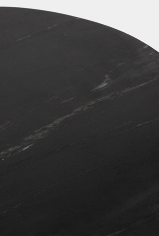 Vault Black Marble Side Table
