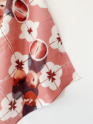 Linen Tea Towel 'Fruit on the Floor'