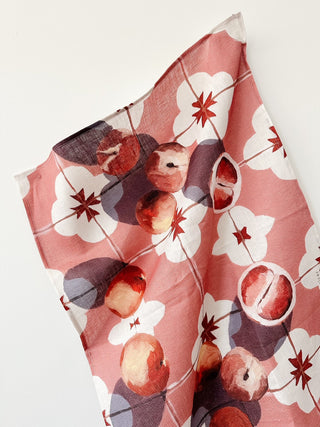 Linen Tea Towel 'Fruit on the Floor'