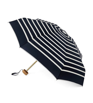 Anatole Striped Navy micro-umbrella Pablo White Stripes