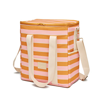 Cool Base | Soft Pink & Mustard Stripe