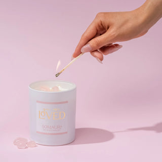 You Are Loved | Crystal Soy Candle