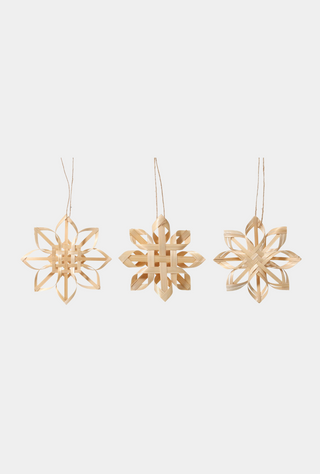 Woven Snowflake Small Set of 3