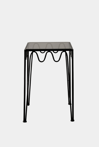 Wave Side Table 2 Set Black