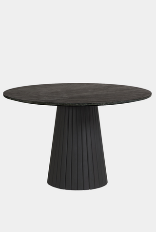 Vault Black Marble Dining Table