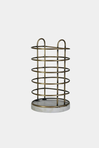 Brompton Utensil Holder with Marble Base