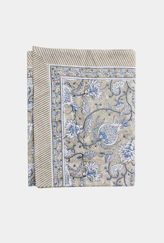 Cotton Tablecloth Pomegranate Blue