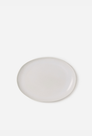 Finch Oval Platter White & Natural