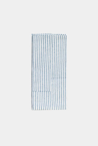 Cotton Napkin Stripe Cashmere Blue