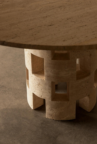 Vivi Dining Table Travertine