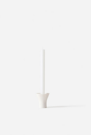 Flare Candle Holder White
