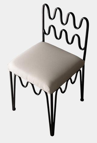 Wave Dining Chair Black