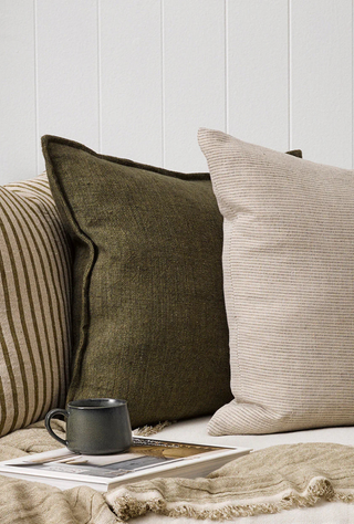 Flaxmill Cushion Winter Moss