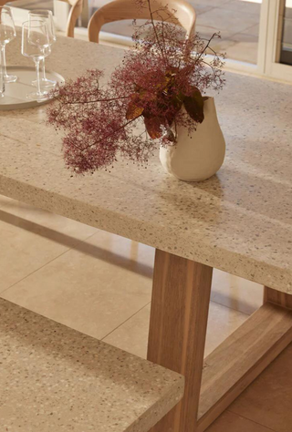 Denison Terrazzo Dining Table Shell-Small