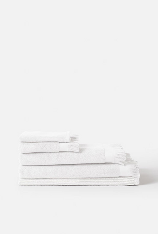 Ribbed Towel White