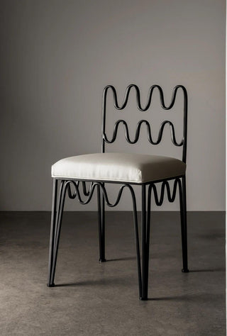 Wave Dining Chair Black