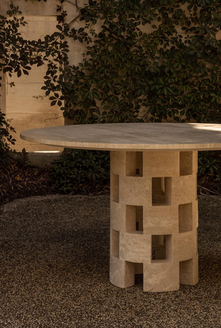 Vivi Dining Table Travertine