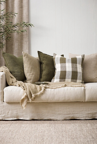 Flaxmill Cushion Winter Moss