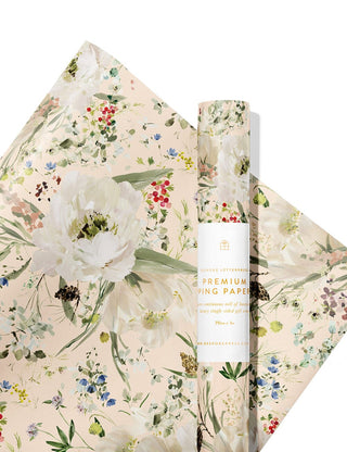 Gift Wrap Roll | Summer Peonies