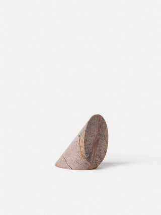 Geo Marble Wedge Forest Brown