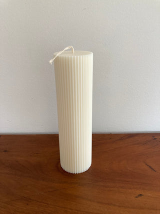 Fluted Column Candle