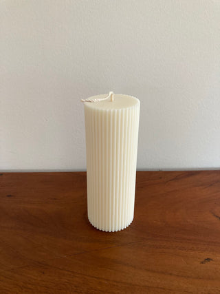 Fluted Column Candle