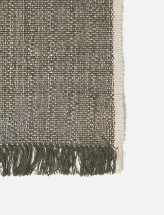 Cotton Mat Olive & Natural