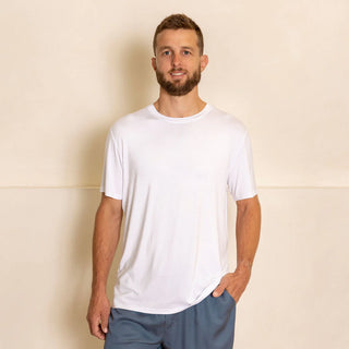 Mike Bamboo Tee- White