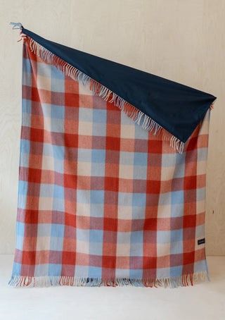 Recycled Wool Picnic Blanket | Cedar Meadow Check