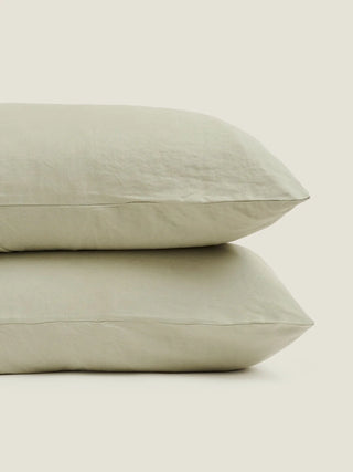 Linen Pillowcase Set Sage