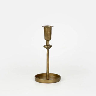 Raine Taper Gold Candleholder