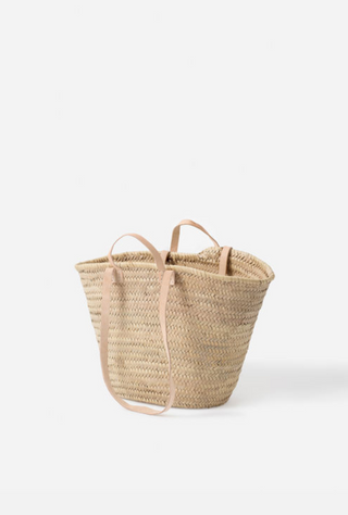 Moroccan Long Handled Basket