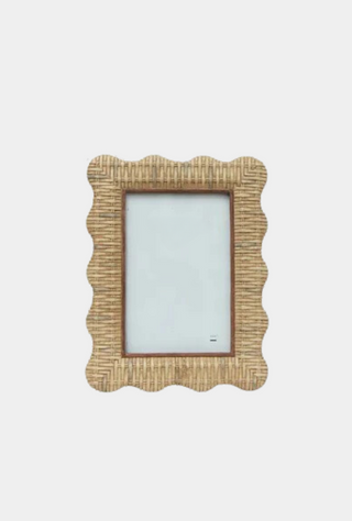 Rattan Wavy Photo Frame