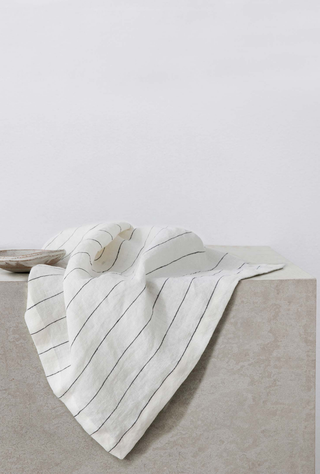 Linen Table Napkins Pencil Stripe