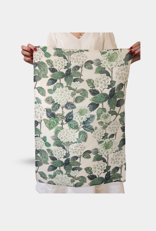 Hydrangea 100% Linen Tea Towel