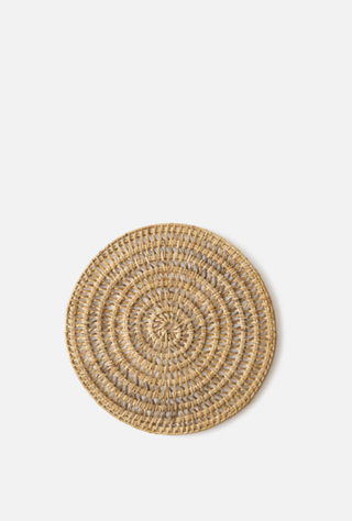 Rattan Round Placemat Natural