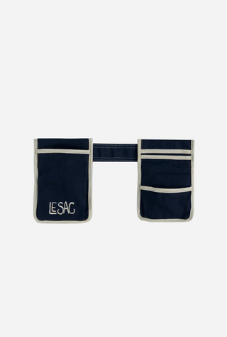 Le Sac Garden Belt Navy w/Taupe Trim