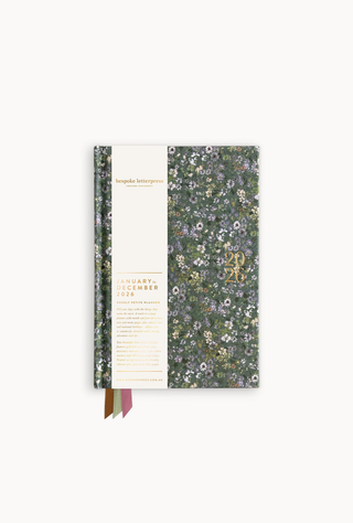 2026 Petite Linen Bound Planner - Summer Perennials