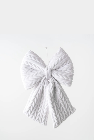 White Hanging Bow