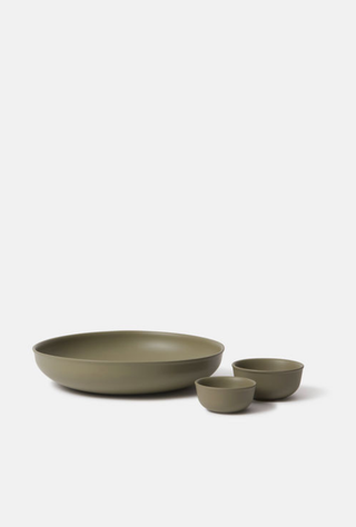 Halo Serving Bowl Low Fennel