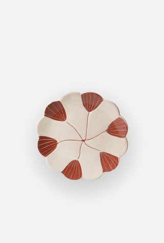 Fan Flower Plate