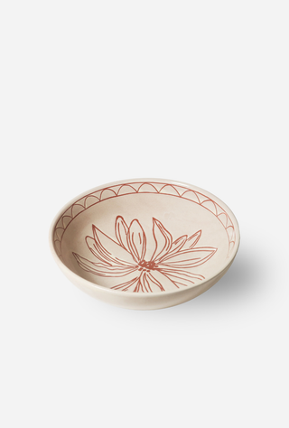 Junes Daisy Taupe Bowl