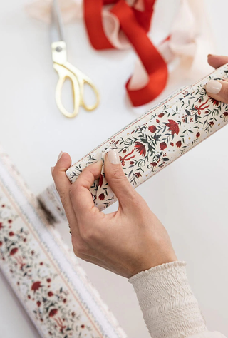 Gift Wrap Roll Festive Florals