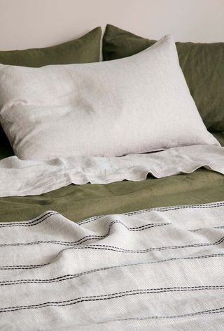 Mira Linen Bedcover