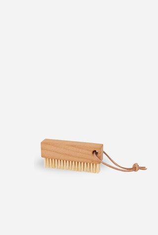 Nail Brush with Leather Strap