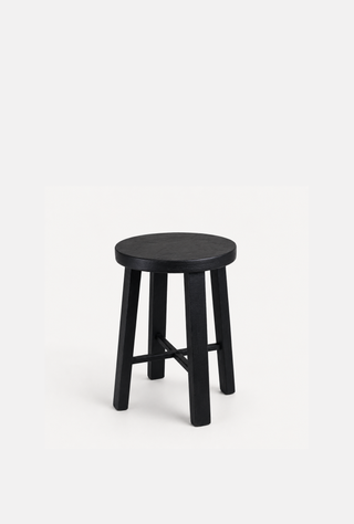 Round Stool Black