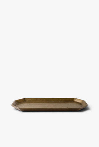 Hex Tray Brass