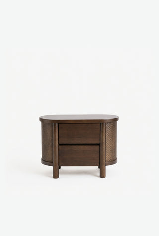Coolum Bedside Table Walnut