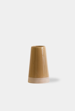 Mette Dipped Vase Mustard