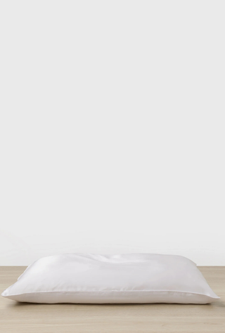 Silk Linen Flip Pillowcase White
